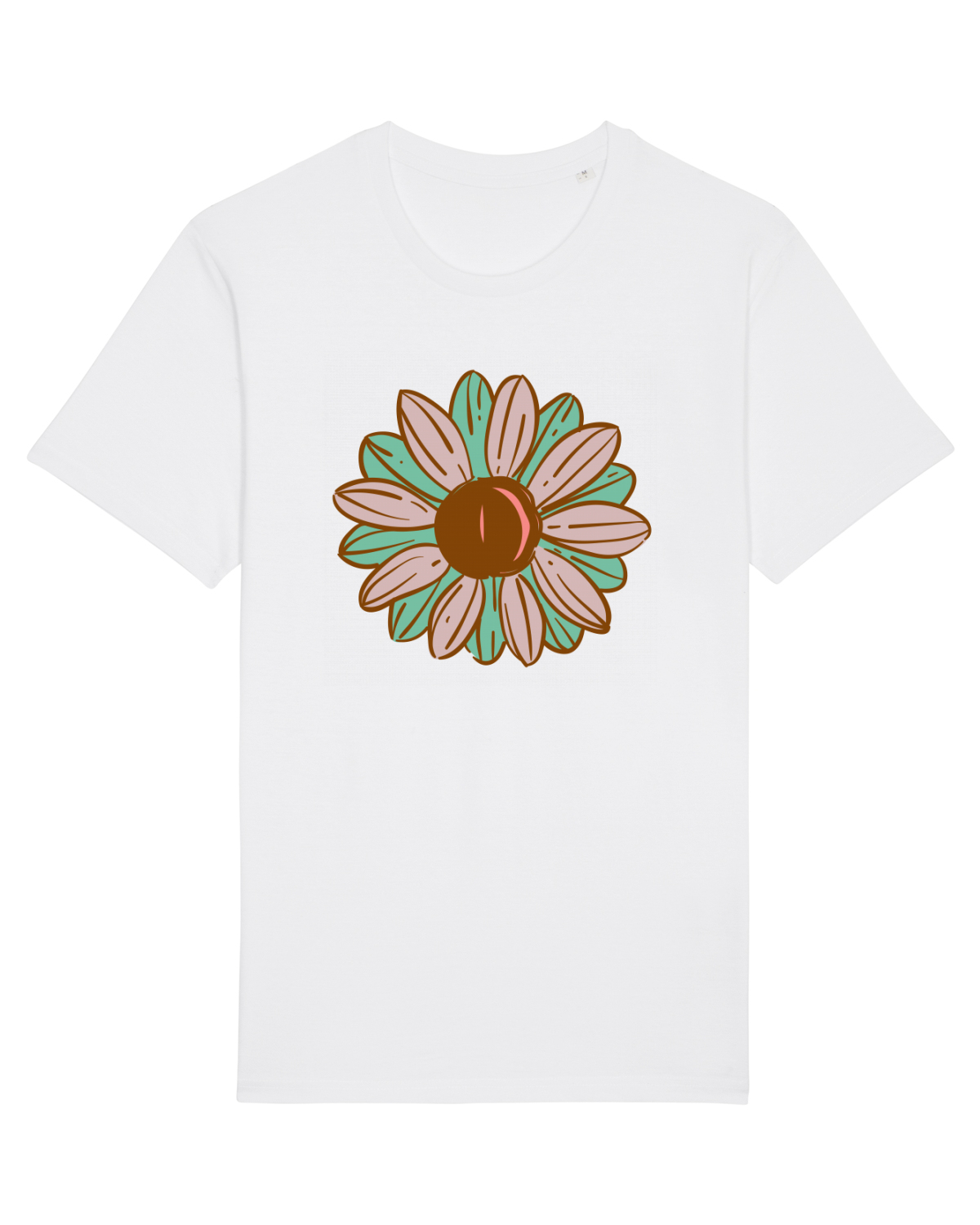Tricou mânecă scurtă Unisex Rocker White