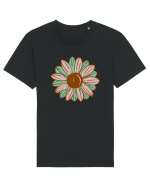 Retro Vintage Flower Tricou mânecă scurtă Unisex Rocker