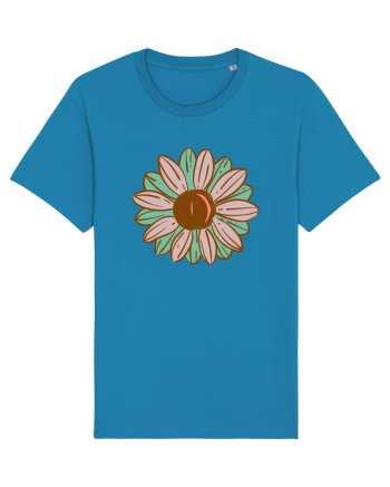 Retro Vintage Flower Azur