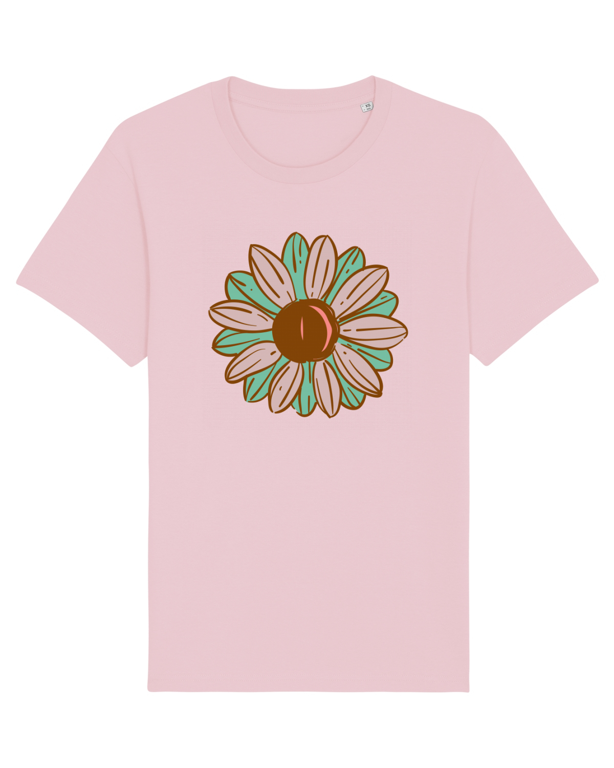 Tricou mânecă scurtă Unisex Rocker Cotton Pink