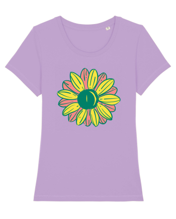 Retro Vintage Flower Lavender Dawn