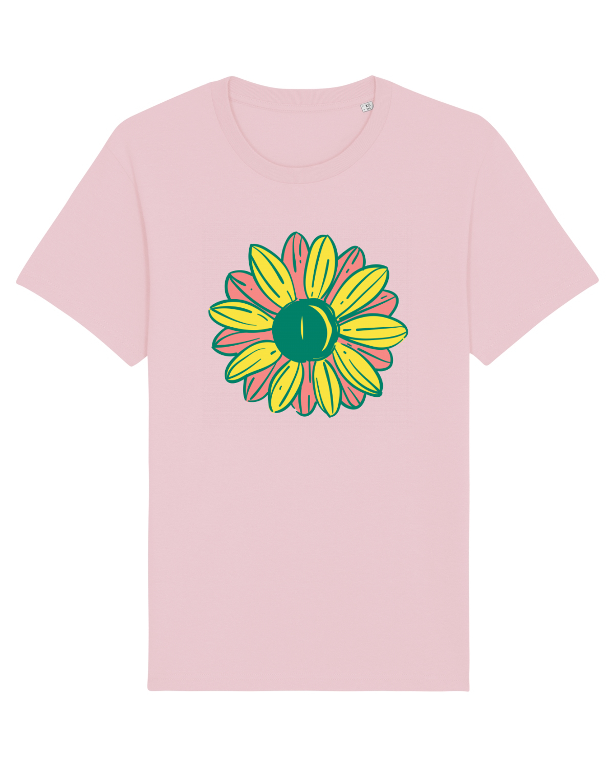 Tricou mânecă scurtă Unisex Rocker Cotton Pink