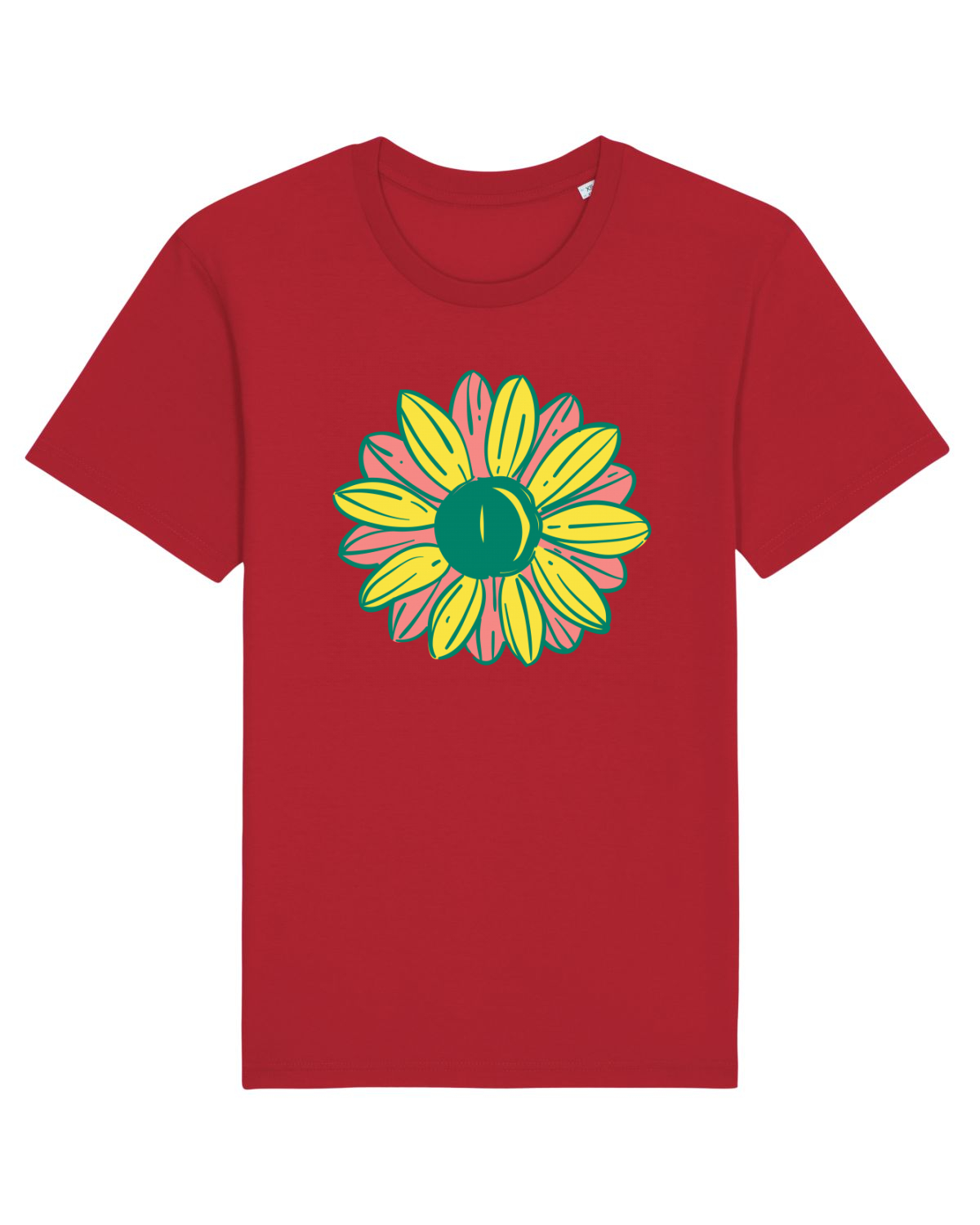 Tricou mânecă scurtă Unisex Rocker Red