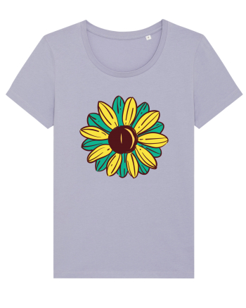 Retro Vintage Flower Lavender