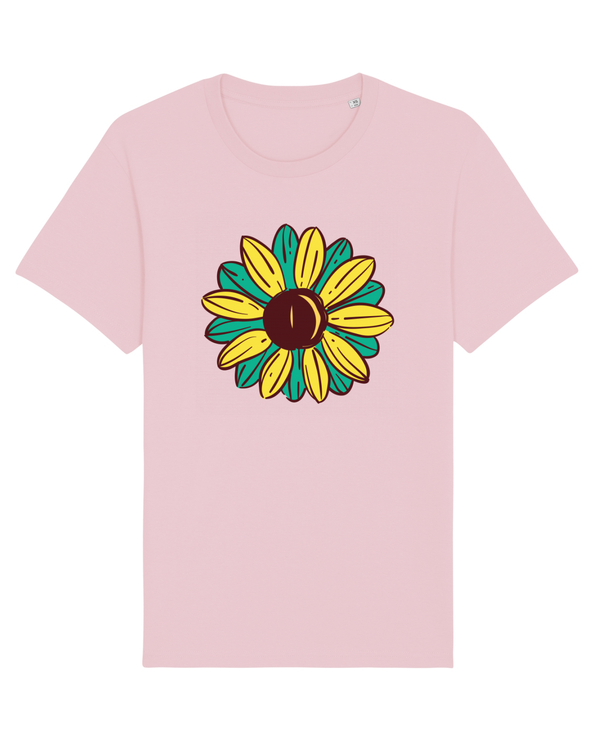Tricou mânecă scurtă Unisex Rocker Cotton Pink