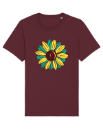 Retro Vintage Flower Tricou mânecă scurtă Unisex Rocker