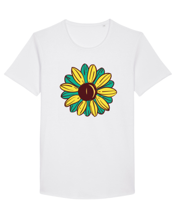 Retro Vintage Flower White