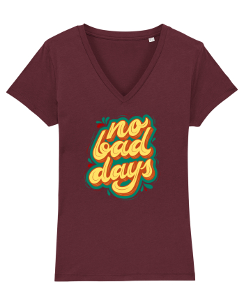 No Bad Days Burgundy