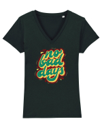 No Bad Days Tricou mânecă scurtă guler V Damă Evoker