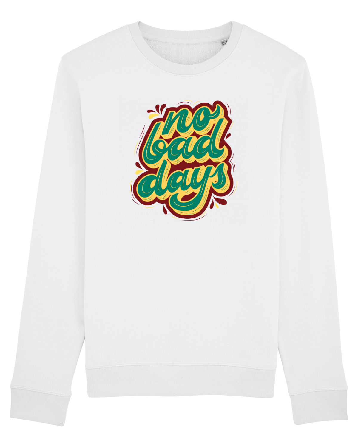 Bluză mânecă lungă Unisex Rise White