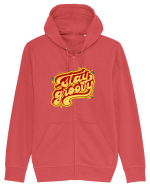 Stay Groovy Hanorac cu fermoar Unisex Connector