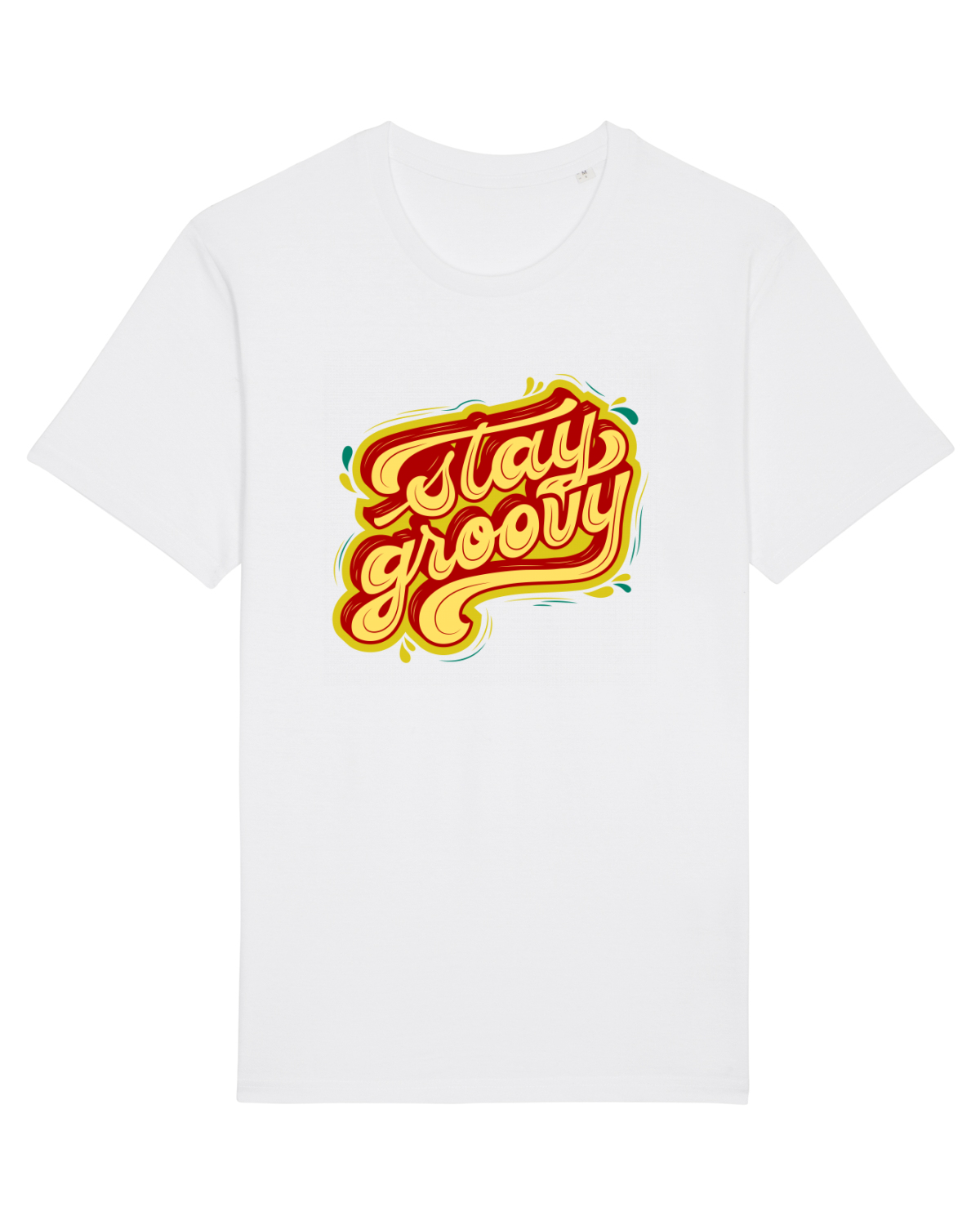 Tricou mânecă scurtă Unisex Rocker White