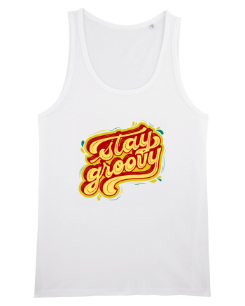 Stay Groovy White