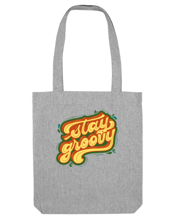 Stay Groovy Heather Grey