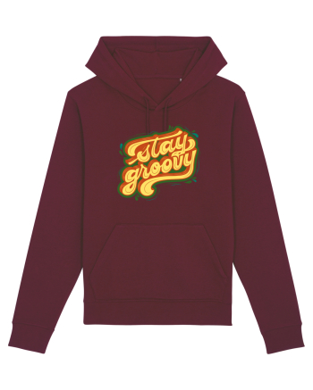 Stay Groovy Burgundy
