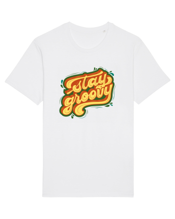 Stay Groovy White