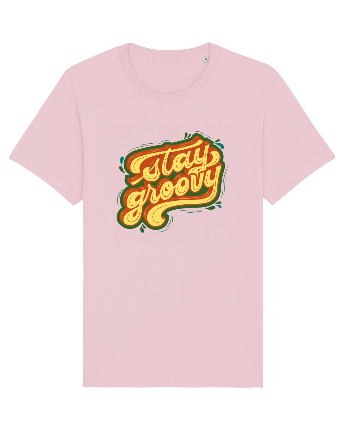 Tricou mânecă scurtă Unisex Rocker Cotton Pink