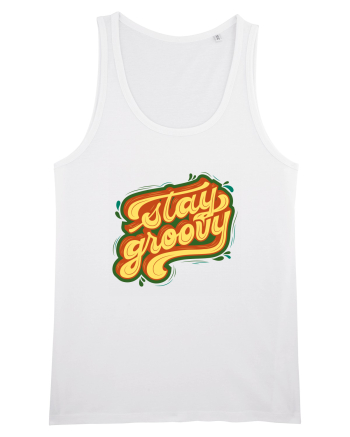 Stay Groovy White
