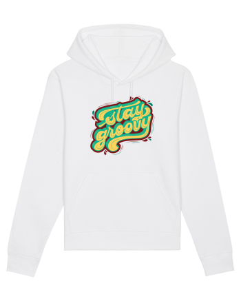 Stay Groovy White