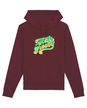 Stay Groovy Burgundy