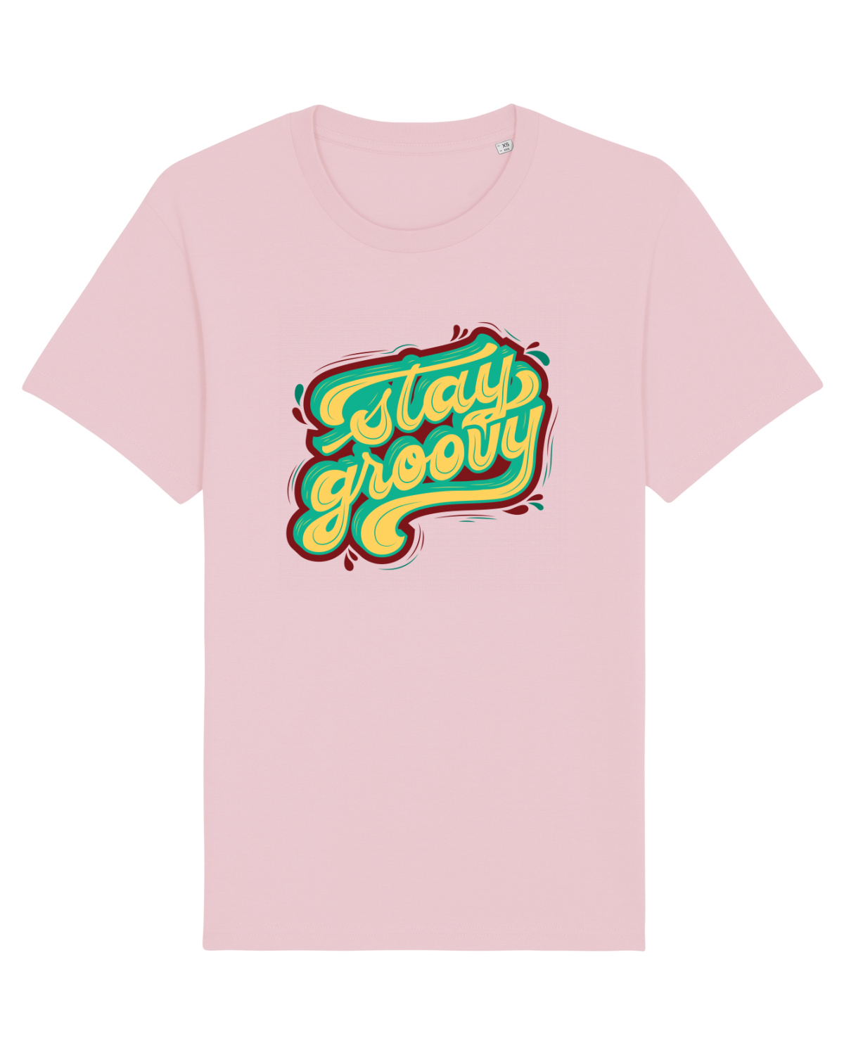 Tricou mânecă scurtă Unisex Rocker Cotton Pink