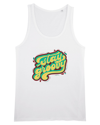 Stay Groovy White