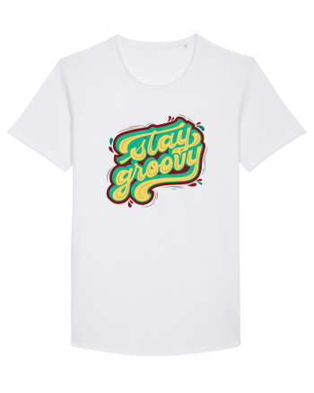Stay Groovy White