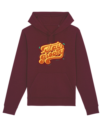 Stay Groovy Burgundy