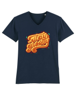Stay Groovy Tricou mânecă scurtă guler V Bărbat Presenter