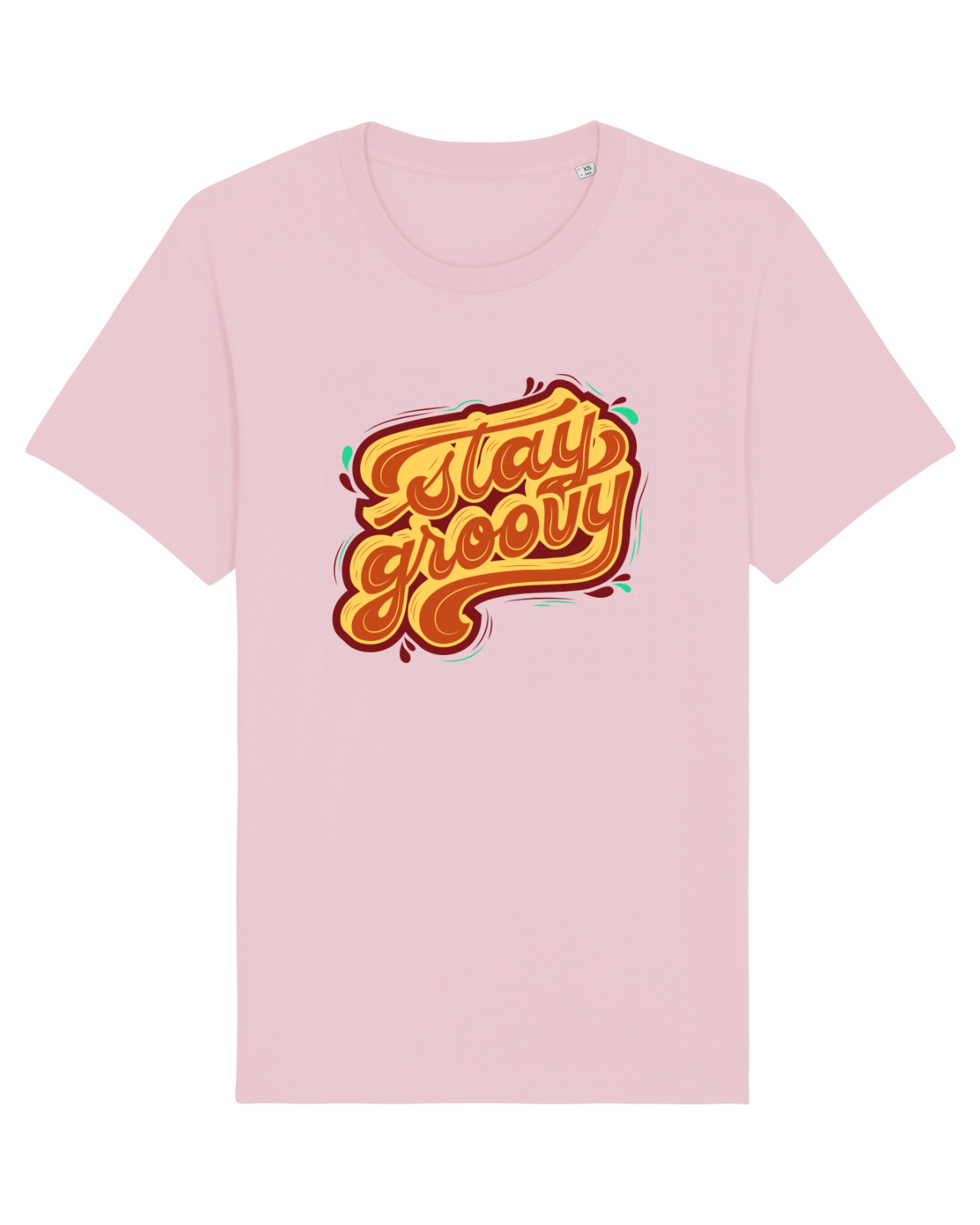 Tricou mânecă scurtă Unisex Rocker Cotton Pink