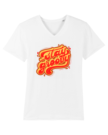 Stay Groovy White
