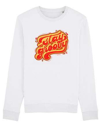 Stay Groovy White