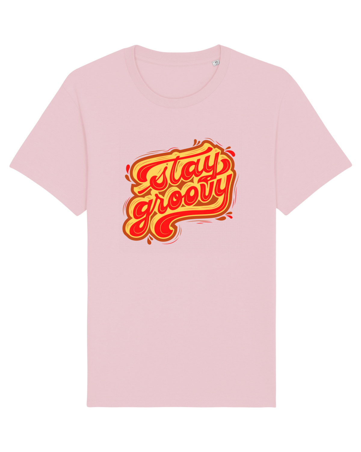 Tricou mânecă scurtă Unisex Rocker Cotton Pink