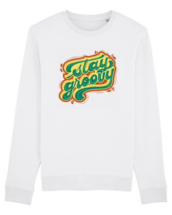 Stay Groovy White
