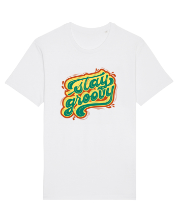 Stay Groovy White