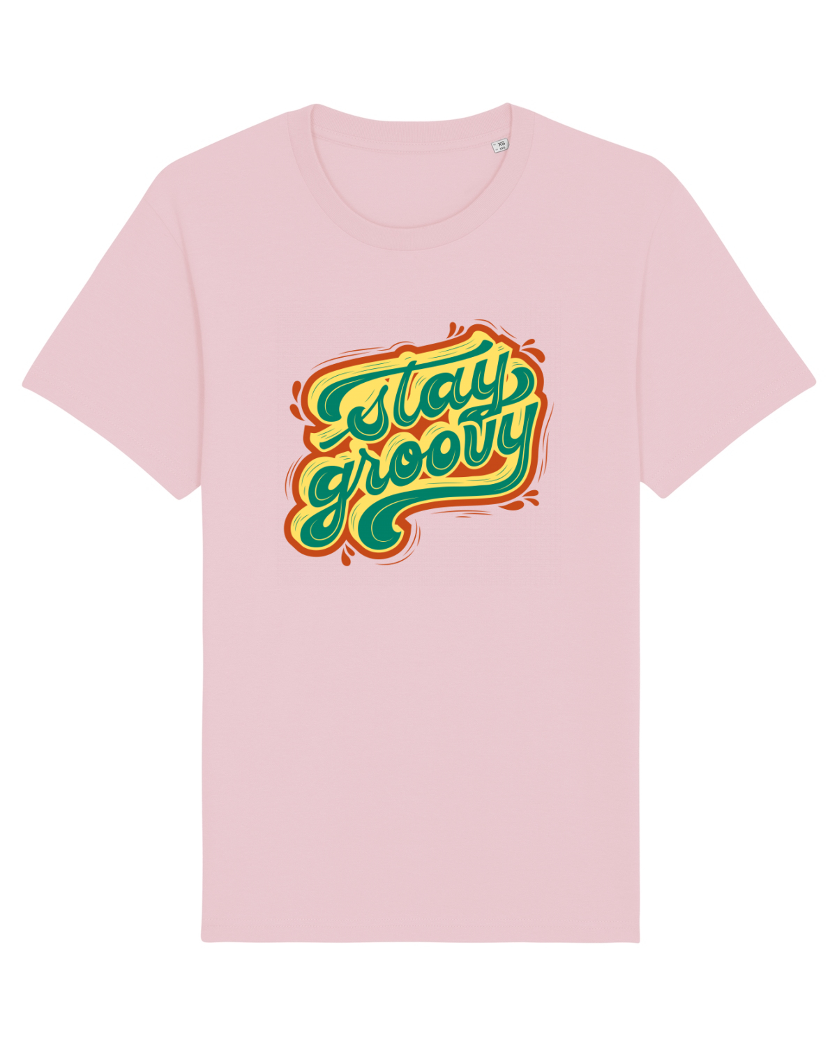 Tricou mânecă scurtă Unisex Rocker Cotton Pink
