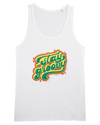 Stay Groovy White