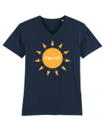 Sun shine  Tricou mânecă scurtă guler V Bărbat Presenter