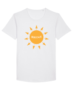 Sun shine  Tricou mânecă scurtă guler larg Bărbat Skater