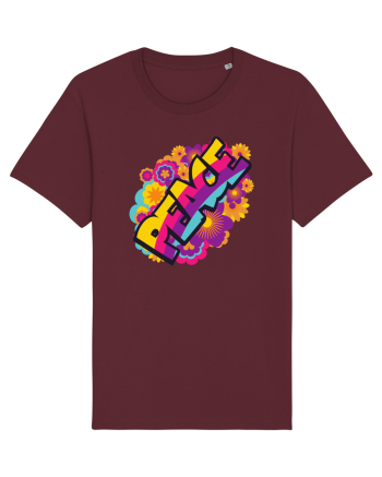 Peace Burgundy