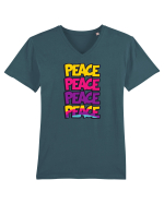 Peace Tricou mânecă scurtă guler V Bărbat Presenter