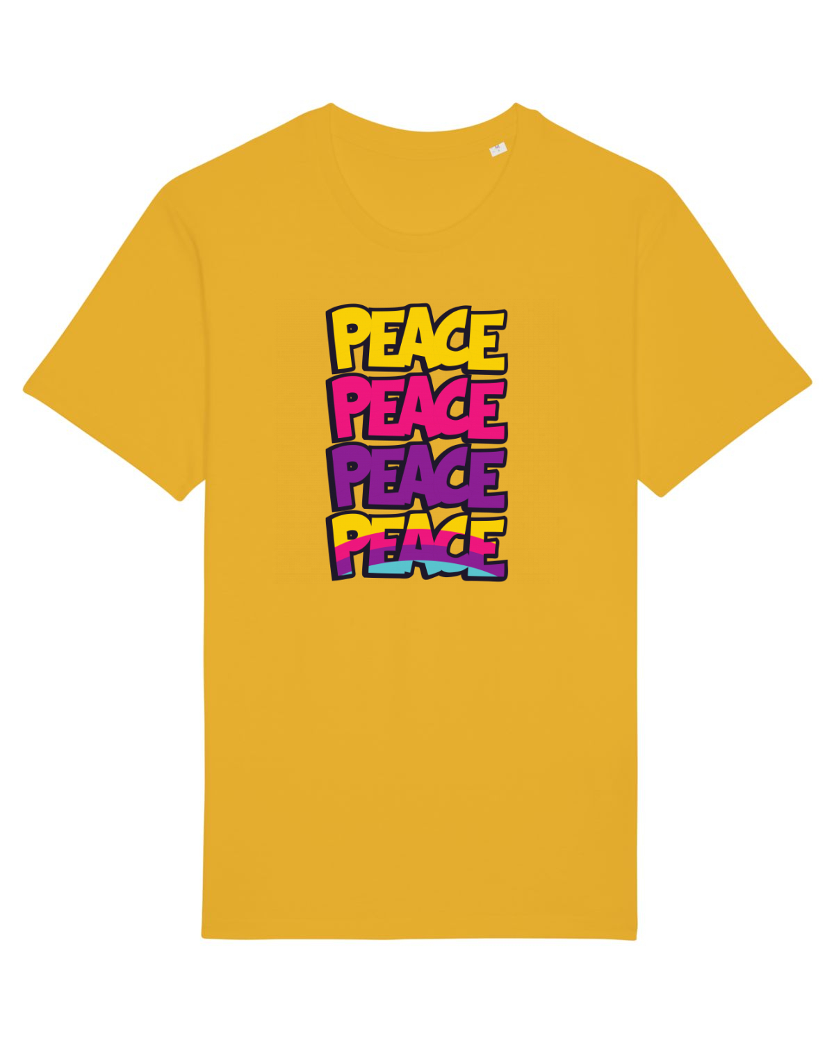 Tricou mânecă scurtă Unisex Rocker Spectra Yellow