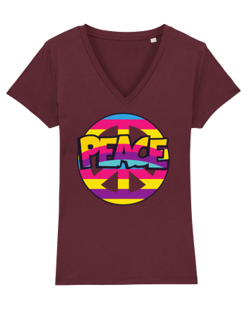 Peace Burgundy