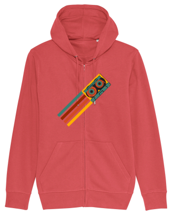 90'S Retro Cassette Tape Carmine Red