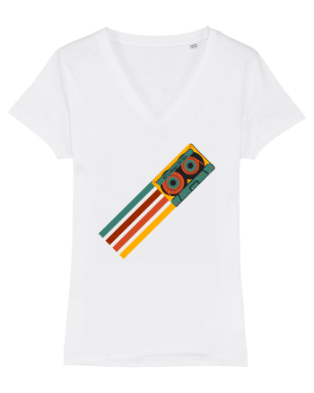 90'S Retro Cassette Tape White