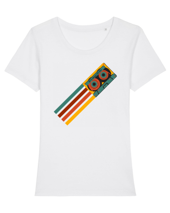 90'S Retro Cassette Tape White
