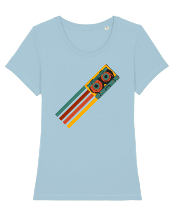 90'S Retro Cassette Tape Sky Blue