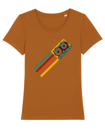 90'S Retro Cassette Tape Roasted Orange