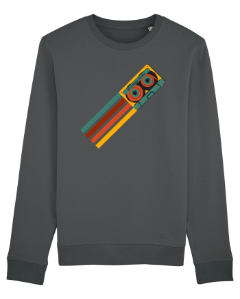 90'S Retro Cassette Tape Anthracite