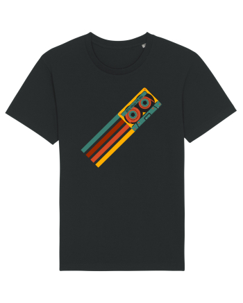 90'S Retro Cassette Tape Black
